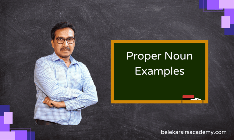 Proper Noun Examples