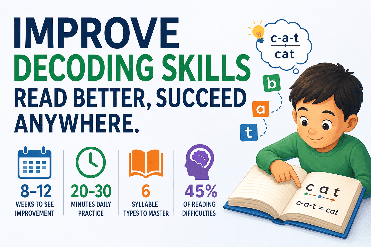 Infographic: How to Improve Decoding Skills in Reading